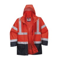 PARKA ACOLCH TRIPLO USO VERMELHO/AZUL ESC S768